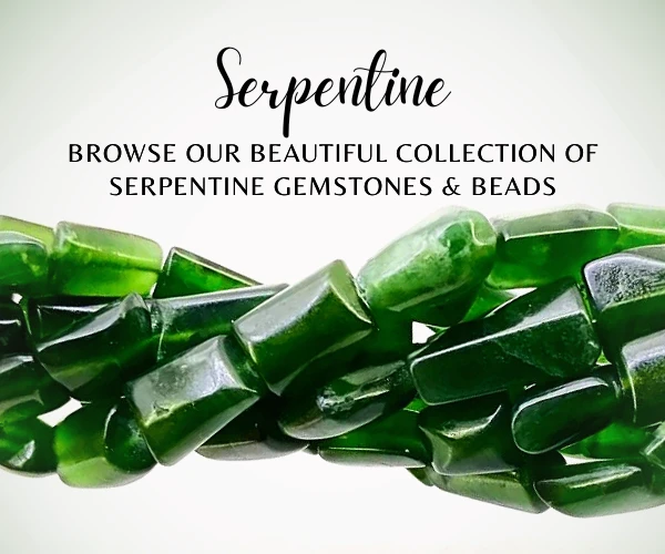 Shop Natural Serpentine Gemstones & Beads